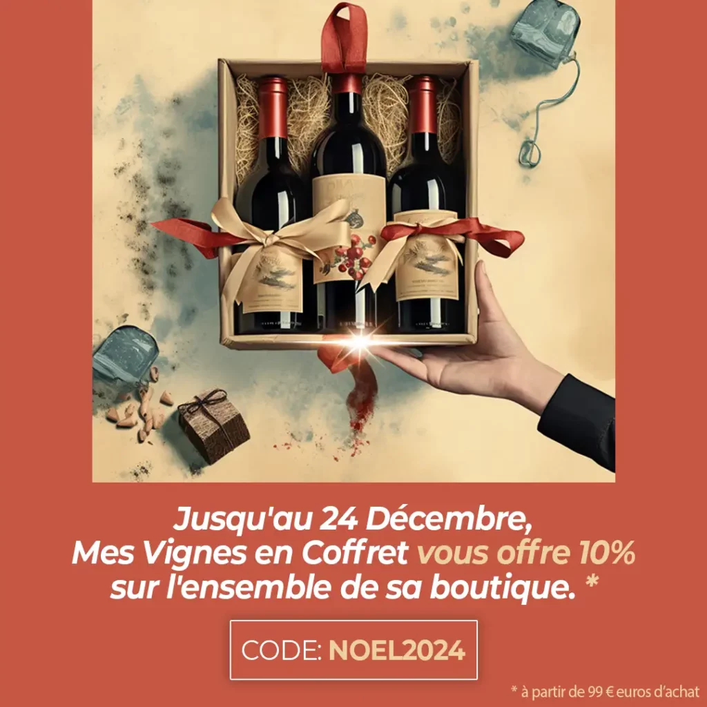 Noël sur Mes Vignes en Coffret c'est cadeau de 10% sur vos achats